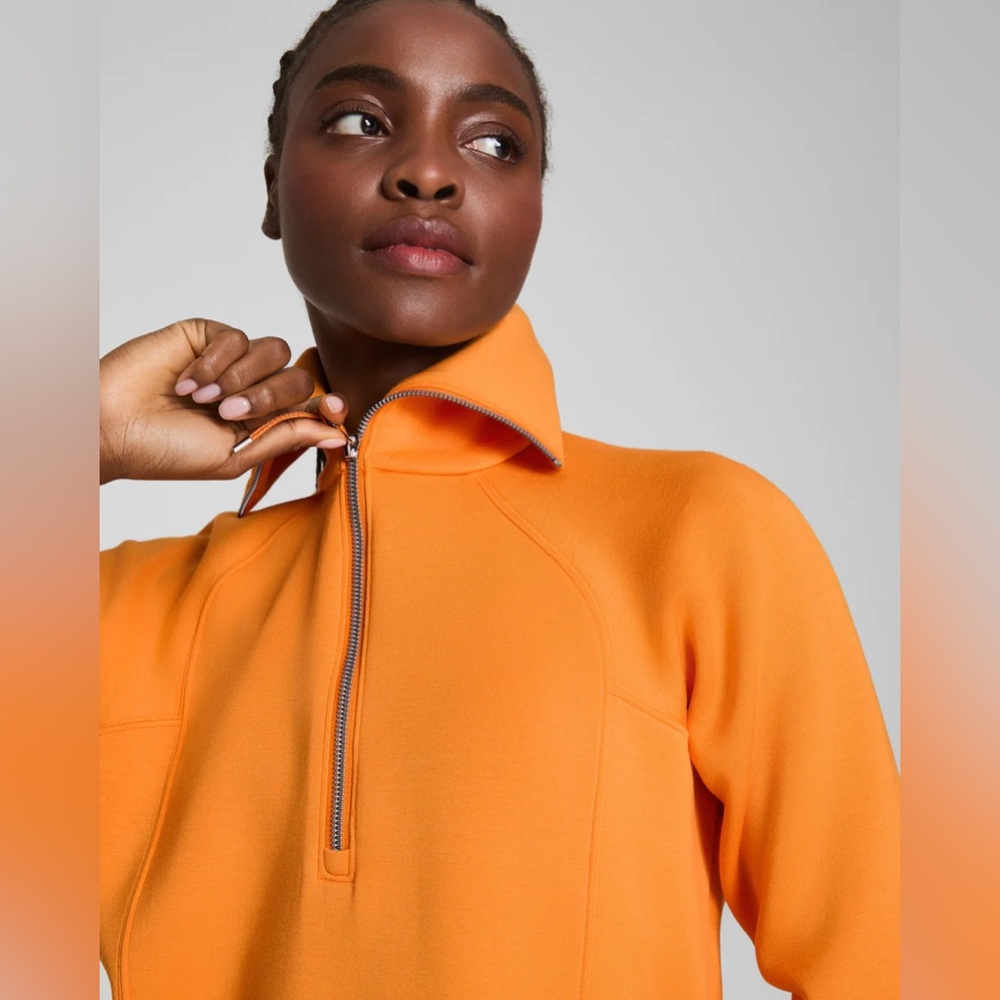 SPANX AirEssentials Half Zip Pullover Top NWT - image 4